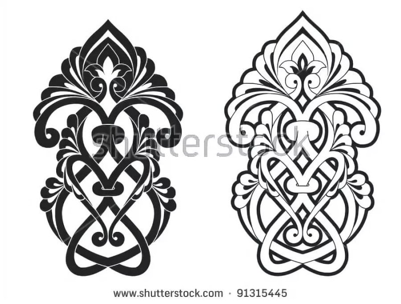 Армянский орнамент в круге