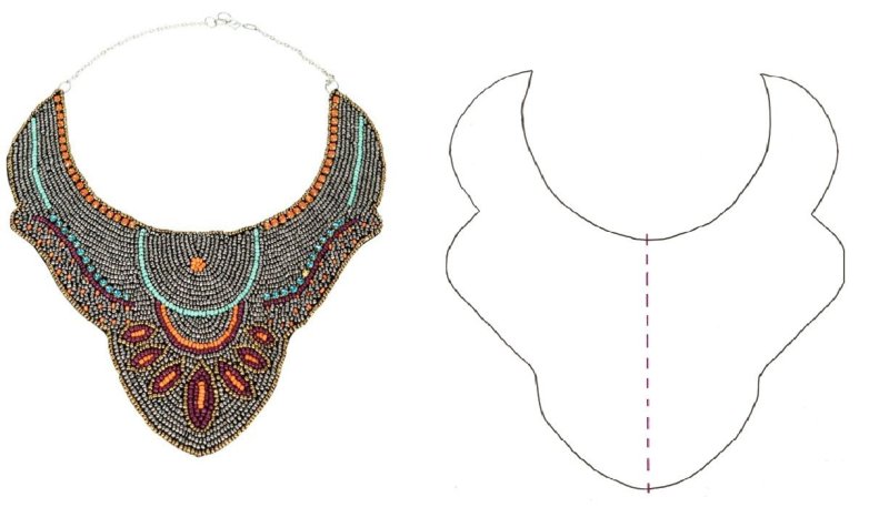 Колье нагрудник