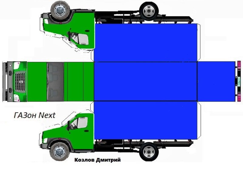 Бумажные чертежи Газель Некст