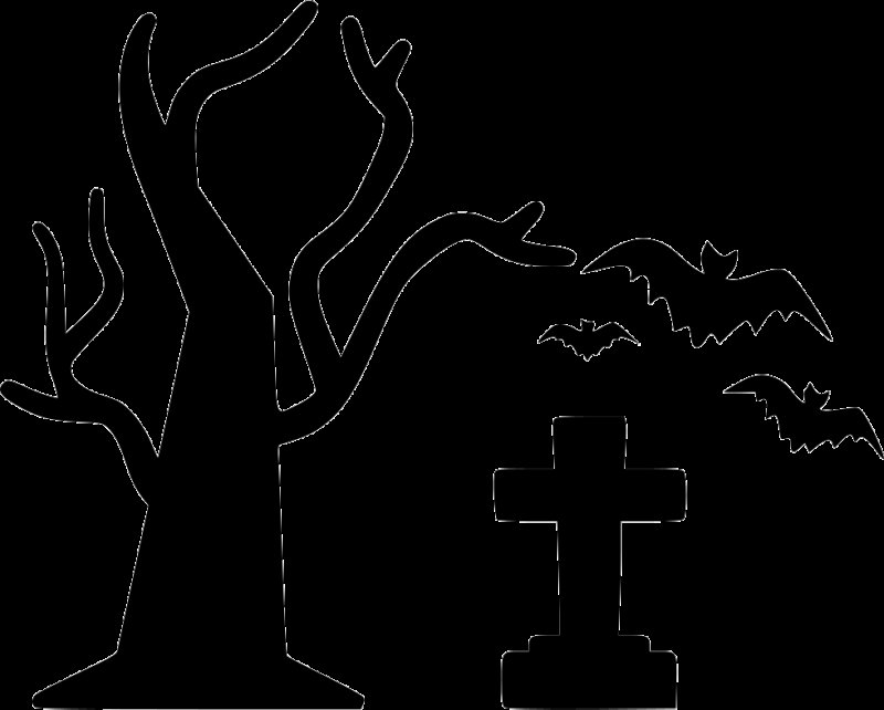 Трафарет кладбище