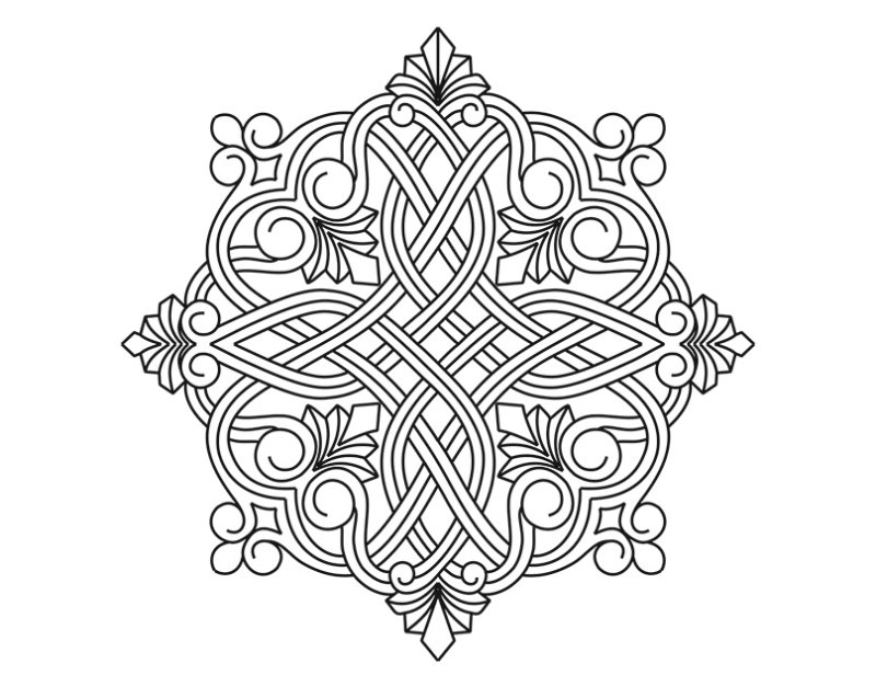 Грузинский Византийский орнамент