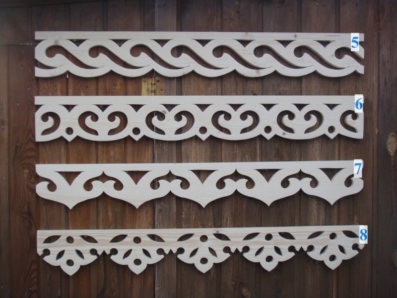 Прорезная пропильная резьба наличники