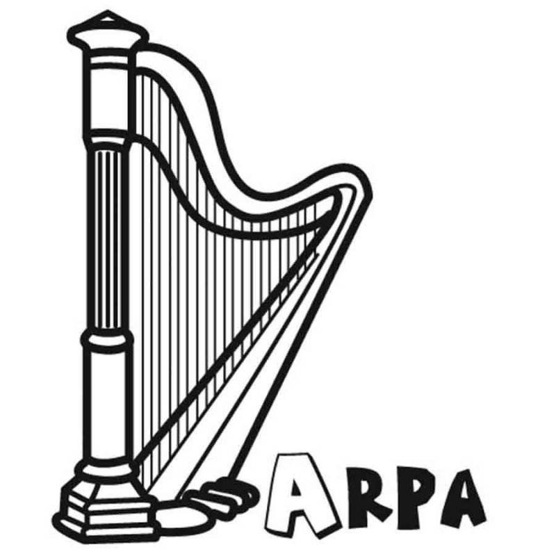 Изображение арфы