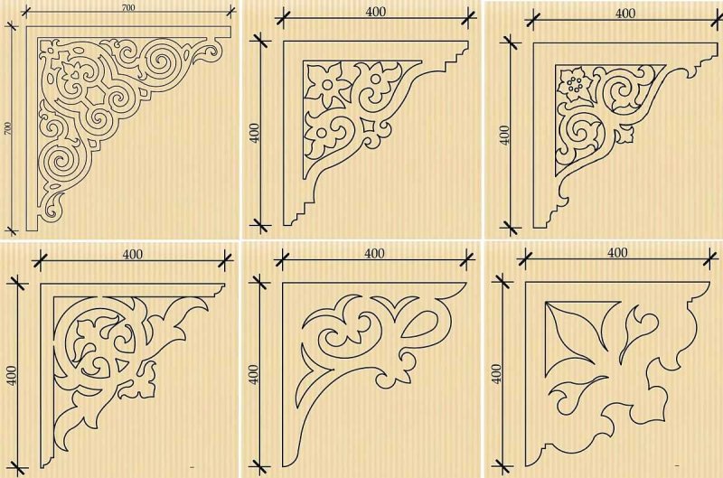 Трафареты для пропильной резьбы по дереву