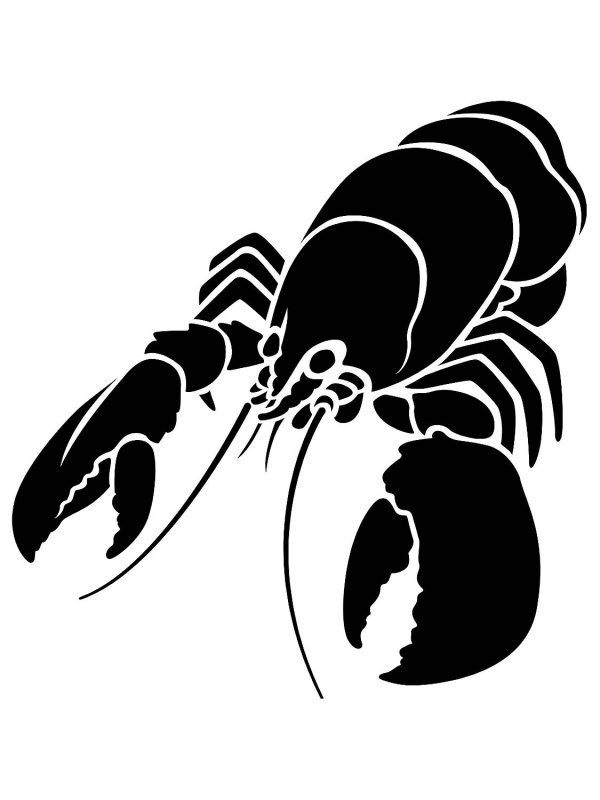 Лобстер контур