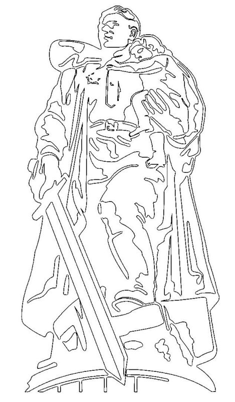 Вытынанки к 9 мая памятники