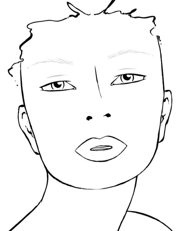 Раскраска макияж