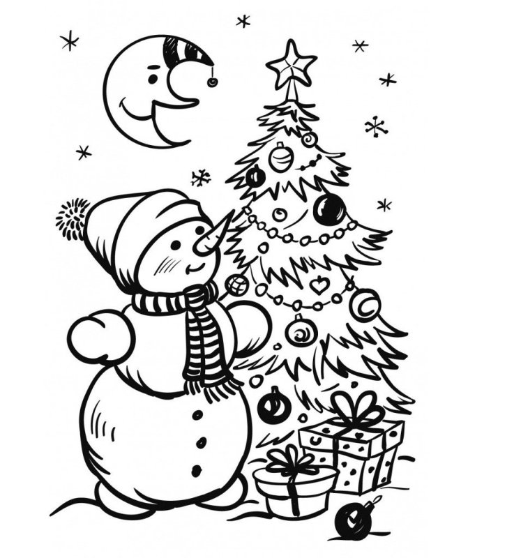 Новогодние рисунки для выжигания