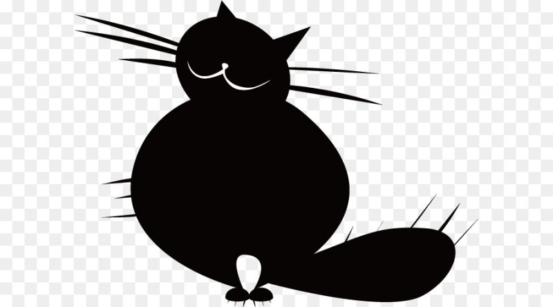 Силуэт кота