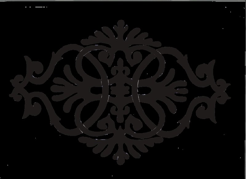 Адыгский орнамент контур