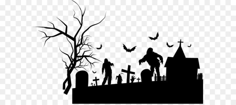 Могила силуэт