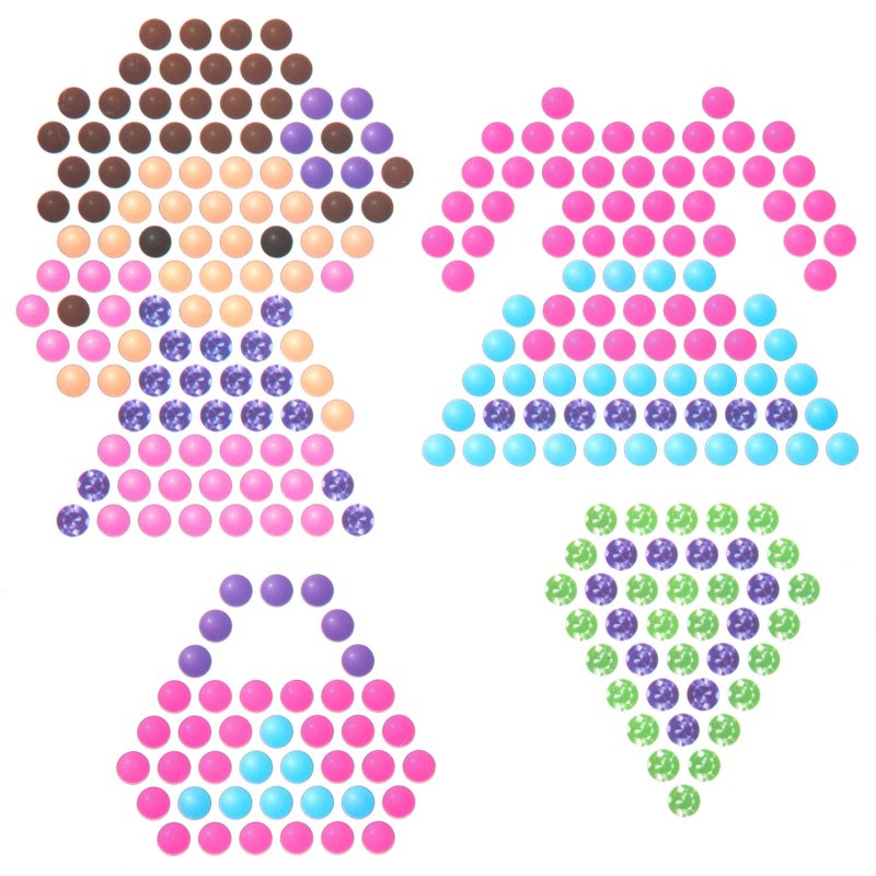 Схема Аквамозаика для девочек