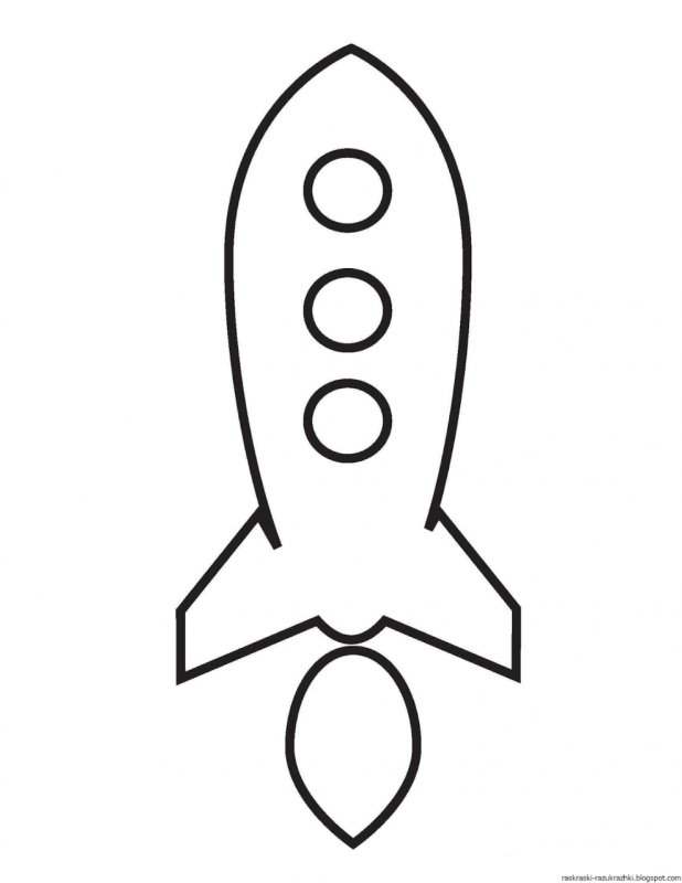 Ракета трафарет