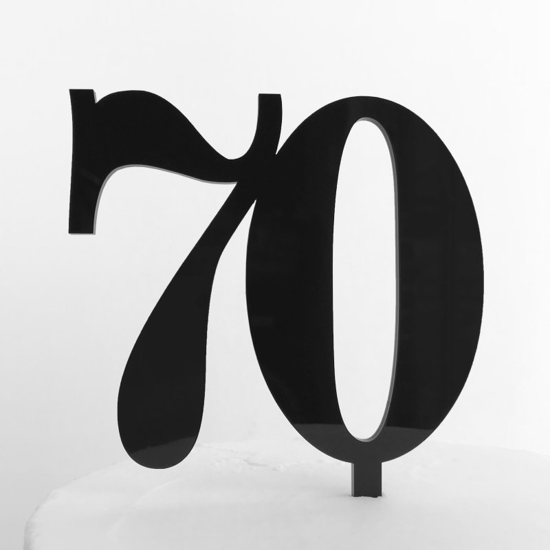 Красивые цифры 70 лет