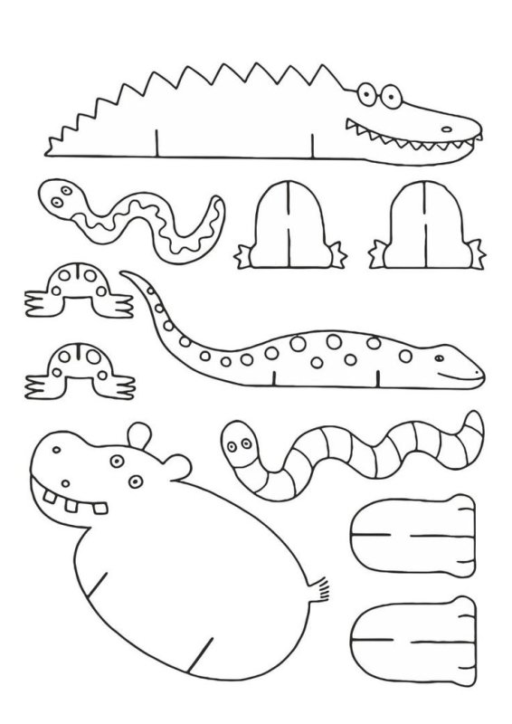 Заготовки для поделок с детьми