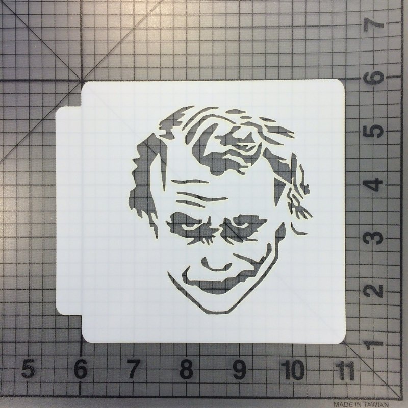 Джокер трафарет для вырезания