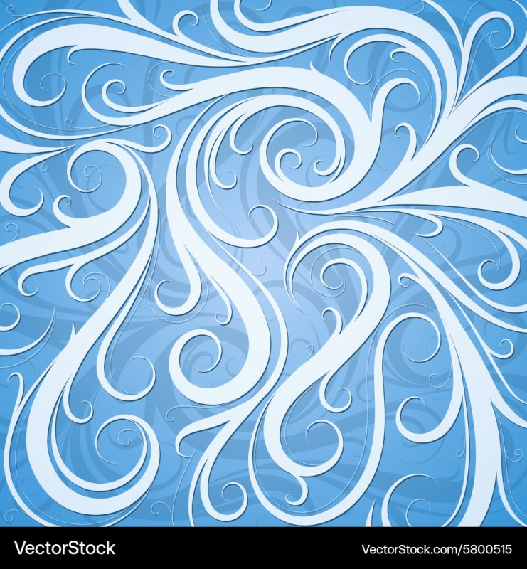 Морозные узоры трафарет