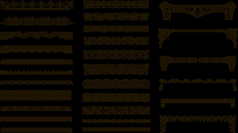Вектор узоры для ЧПУ лазера Готика