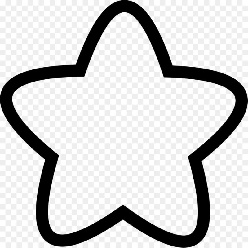 Звезда контур