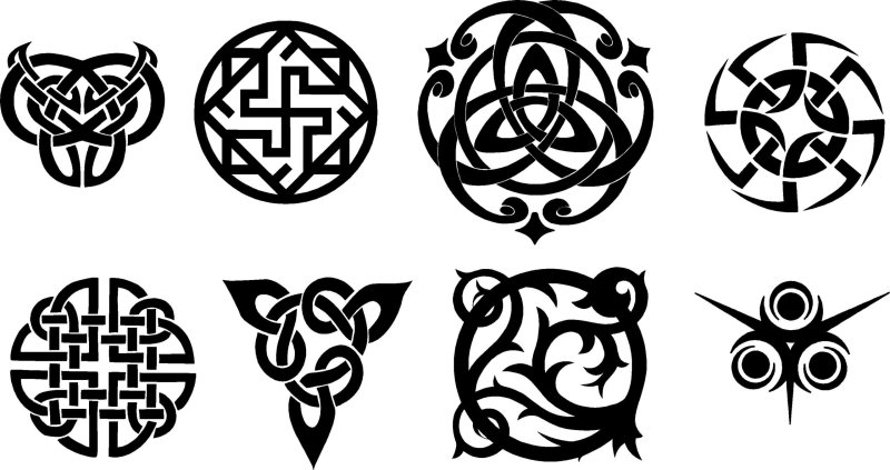 Кельтский узор для травления