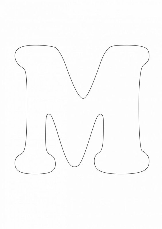 Буквы трафареты для вырезания из бумаги