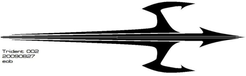 Трезубец Посейдона тату