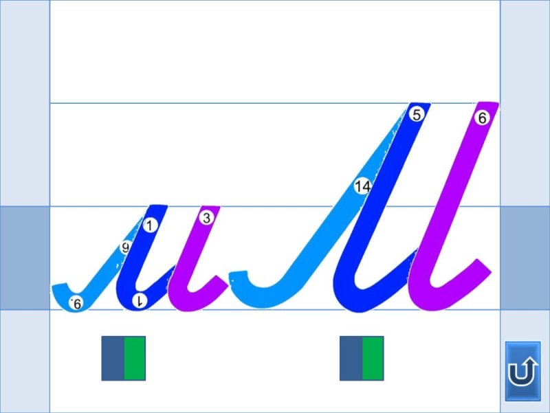 Элементы букв русского алфавита
