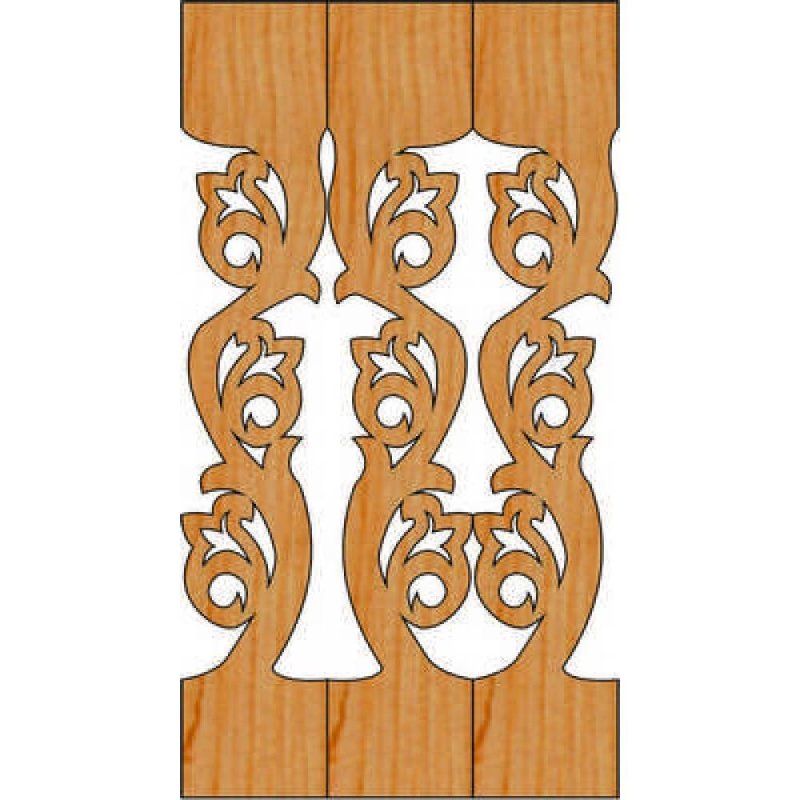 Прорезная резьба балюстрада