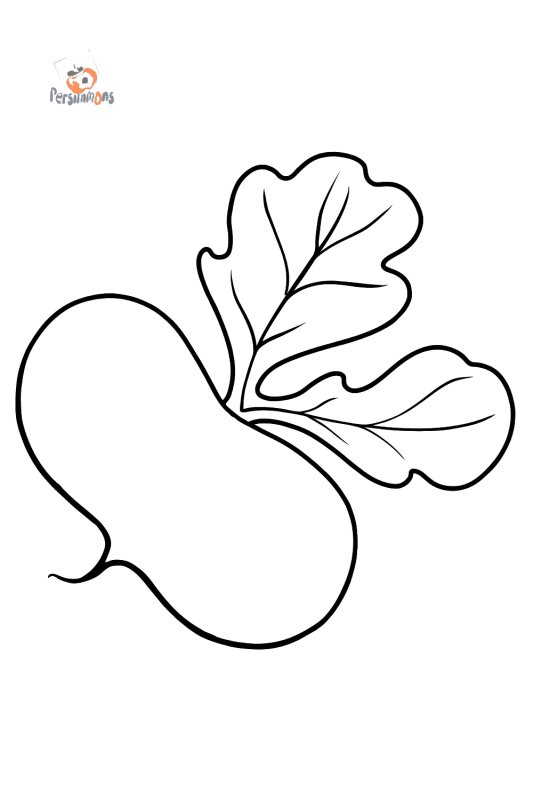 Раскраска Репка 3 года