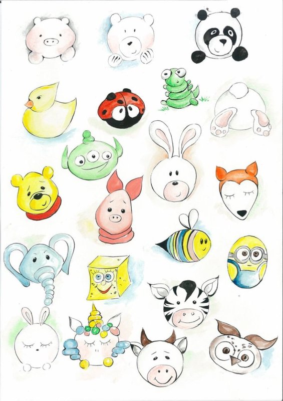 Маршмеллоу мордочки