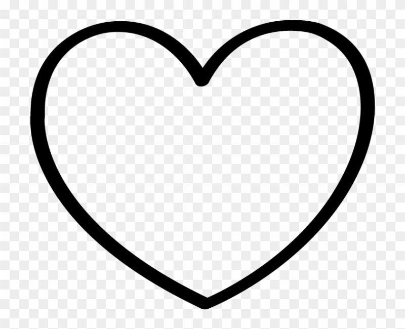 Сердце трафарет