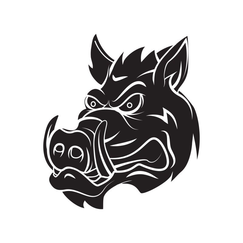 Стилизованный кабан