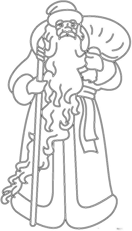 Дед Мороз рисунок