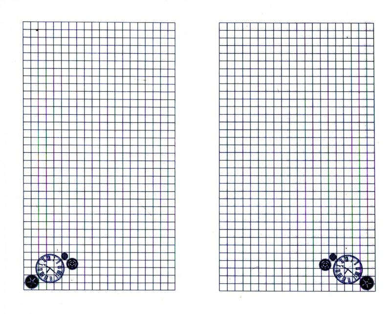 Лист копилка с цифрами