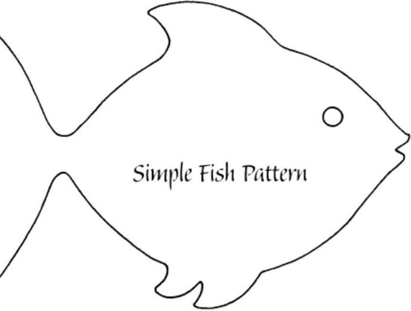 Трафарет "рыбки"