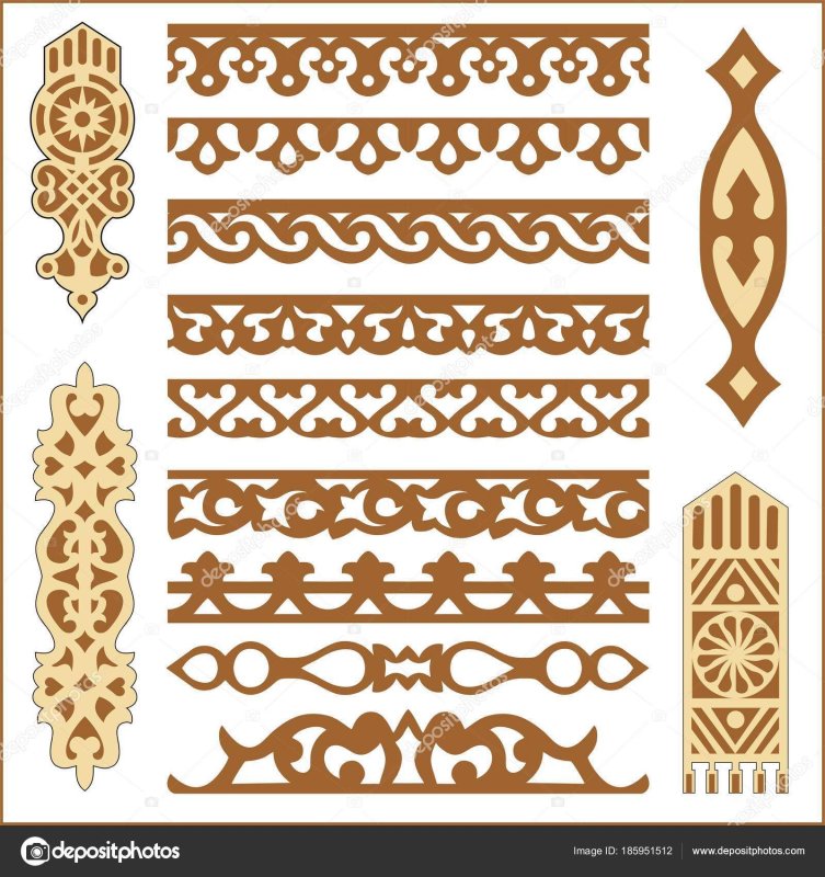 Вектор прорезная резьба по дереву