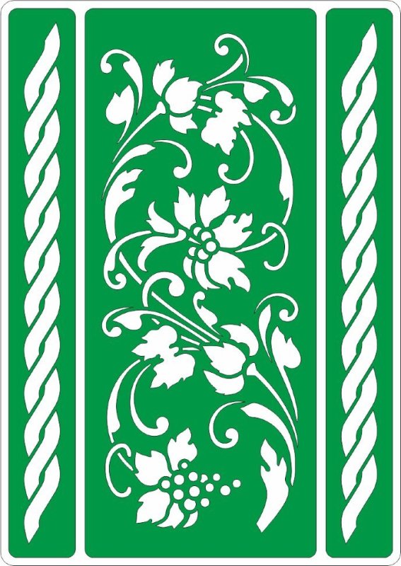 Трафарет "бордюр"