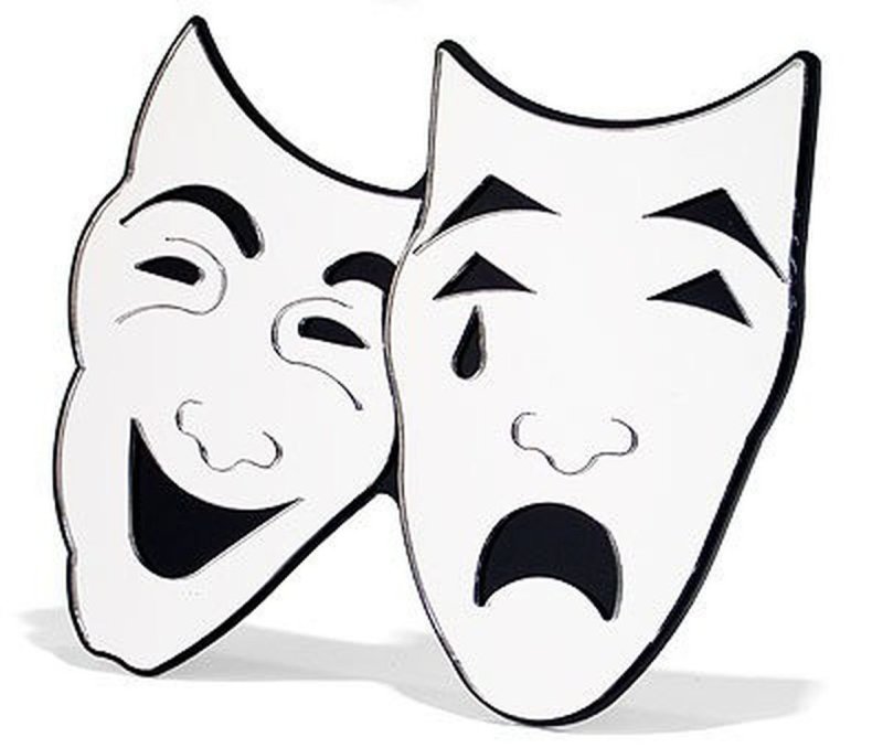 Грустная маска Театральная