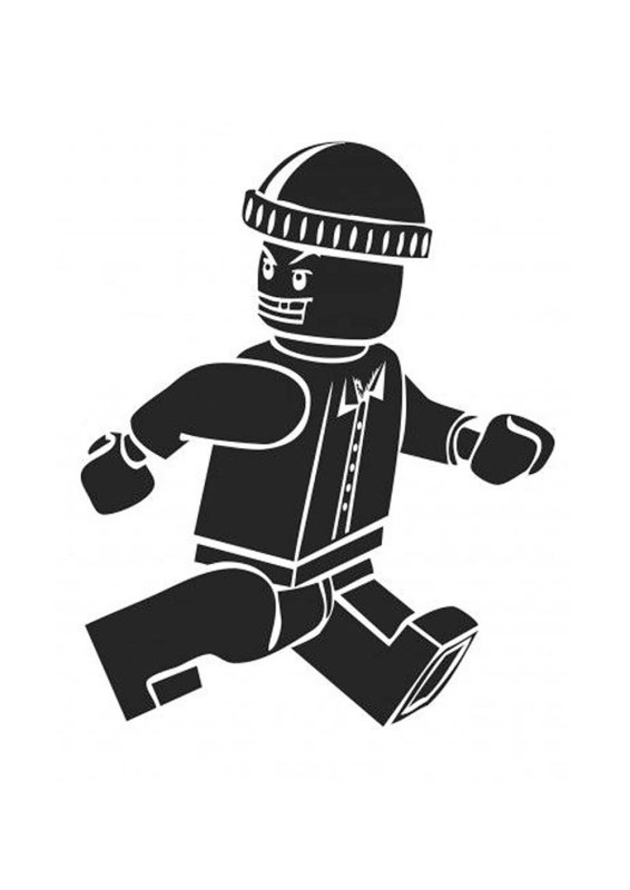 Лего трафарет