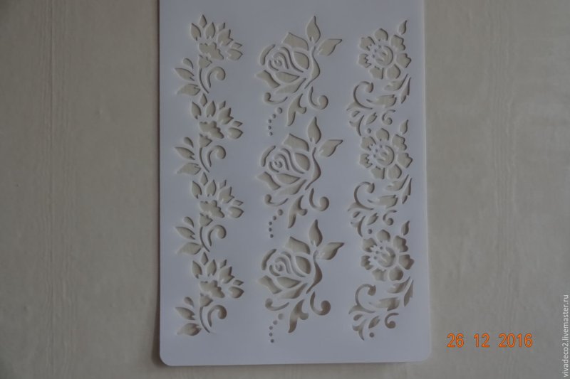 Силиконовые трафареты для декоративной штукатурки