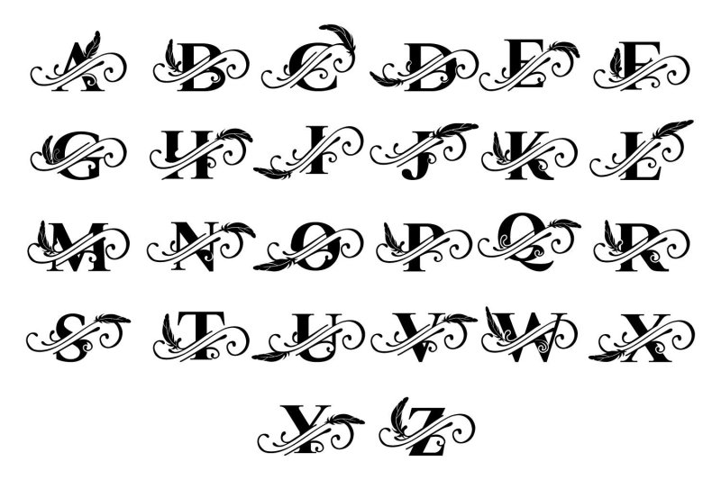 Тату буква а