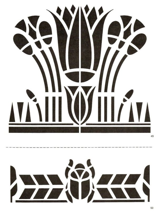 Лотос орнамент Египет