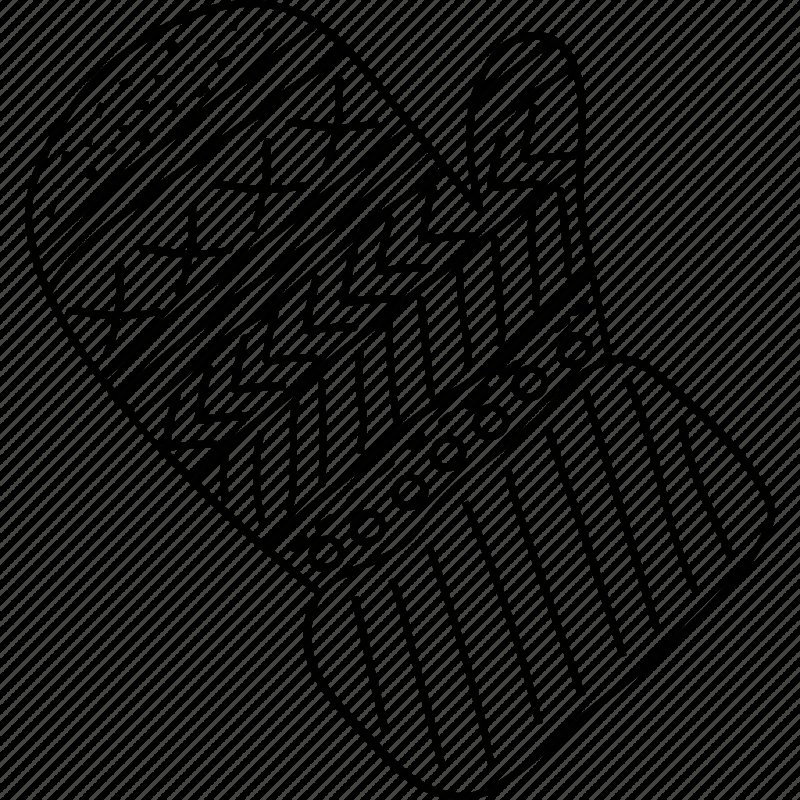 Варежка раскраска