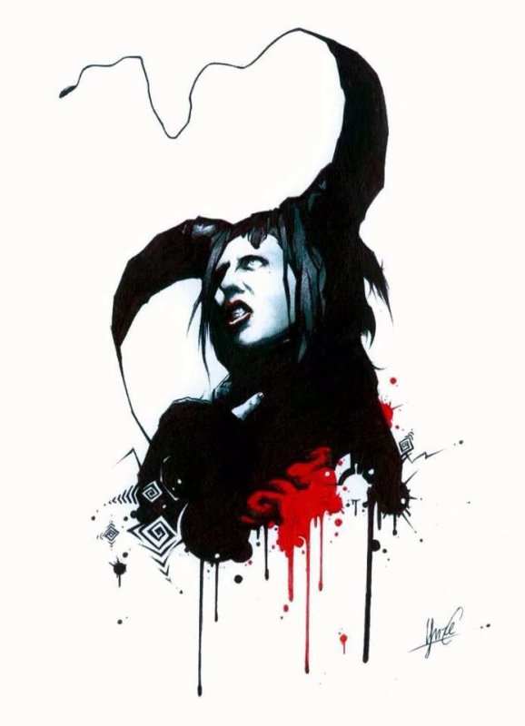 Рисунки Мэрилина мэнсона
