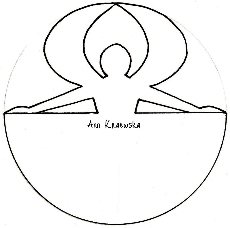 Ангелочки из бумаги объемные