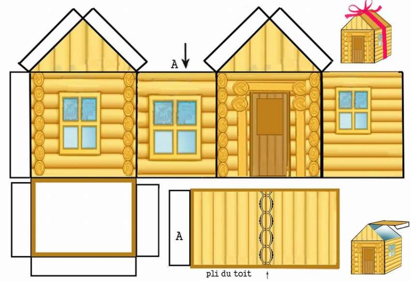 Развертка домика