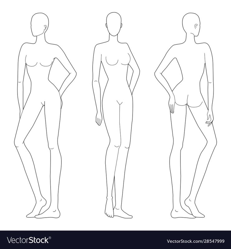 Фигура для рисования одежды