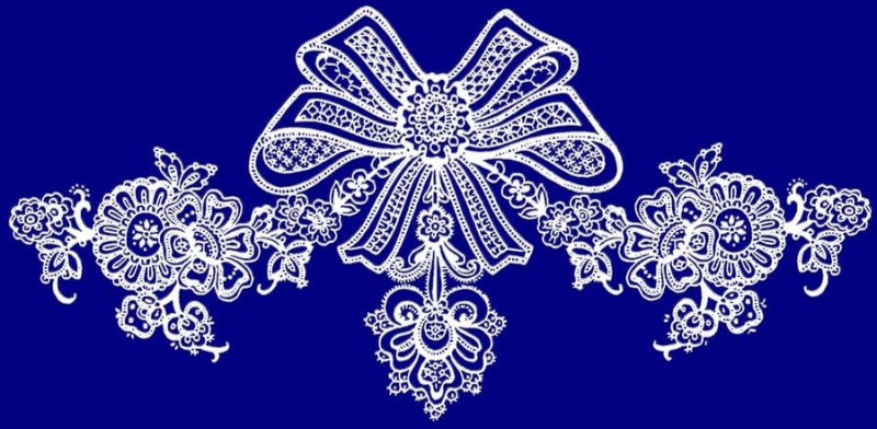 Вологодское кружево трафарет