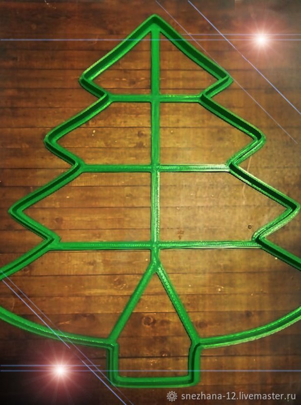 Вырубка елка для торта