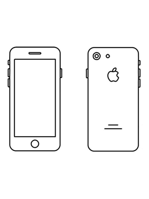 Раскраска смартфон